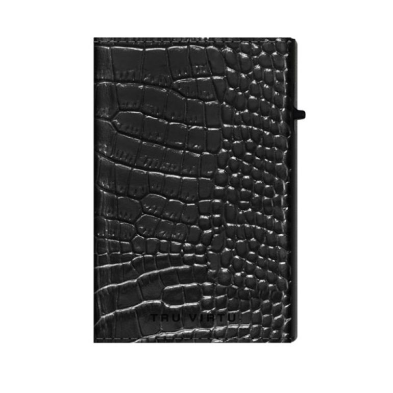 TRU VIRTU Click&Slide Sleek Croco Black/Black